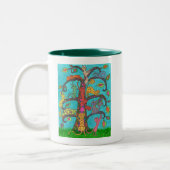 猫の木 ツートーンマグカップ (左)