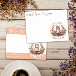 猫の本とコーヒーが大好き ポストイット