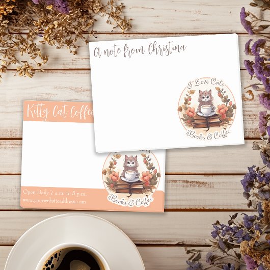 猫の本とコーヒーが大好き ポストイット