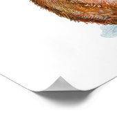 猫の本とコーヒー ポスター (角)