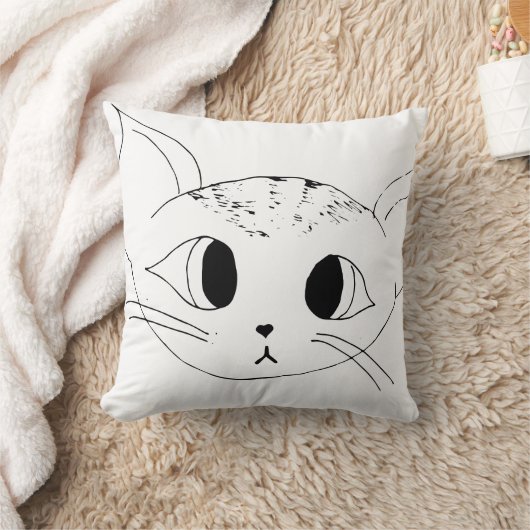 猫の枕 クッション (ブランケット)