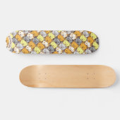 猫の柄のスケートボーパーソナライズされたド スケートボード (横)