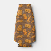 猫の柄 ボトルクーラー (正面)