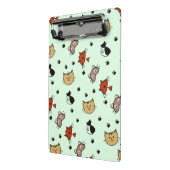 猫の柄 ミニクリップボード (アングル2)