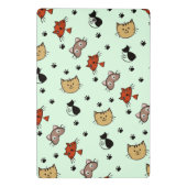 猫の柄 ミニクリップボード (裏面)