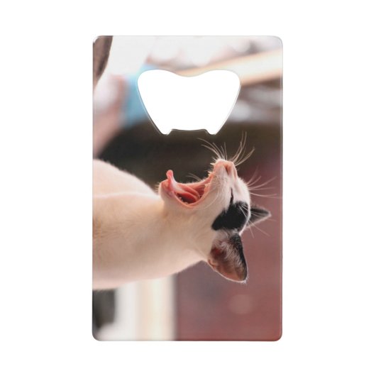 猫の栓抜き クレジットカード栓抜き (正面)