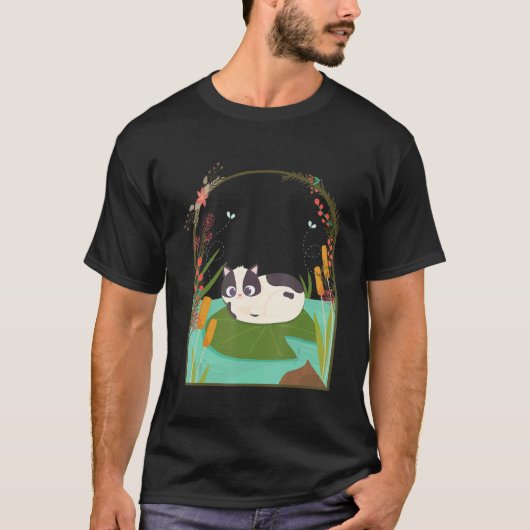 猫の森コア コテージ Tシャツ (正面)