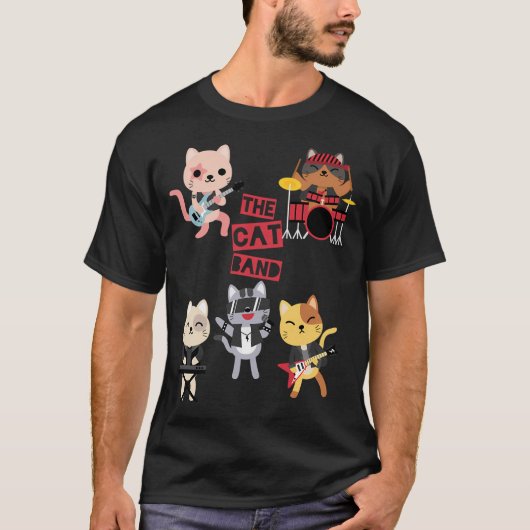 猫の楽団 Tシャツ (正面)