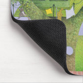 猫の樹上の家 マウスパッド (コーナー)