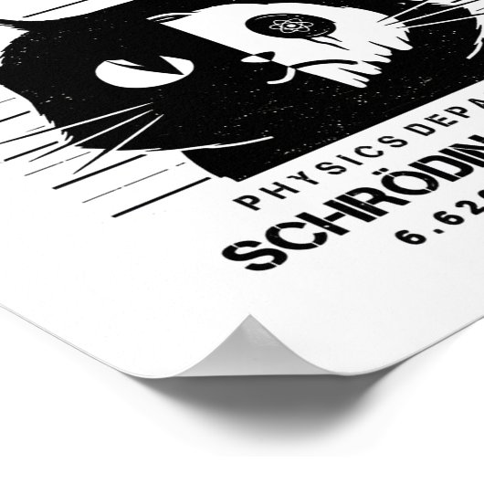 猫の死ぬか生きたかのクラシックポスター ポスター (角)