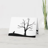 猫の死別カード カード (正面)