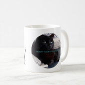 猫の母のパーソナライズされた写真 コーヒーマグカップ (正面右)