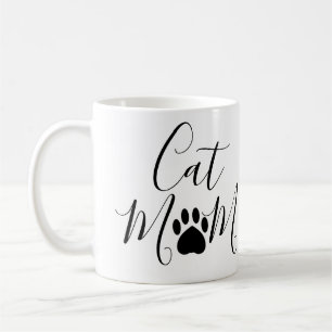猫の母の写パーソナライズされた真 コーヒーマグカップ