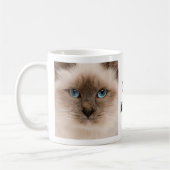 猫の母の写真 コーヒーマグカップ (左)
