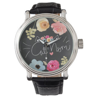 猫の母の手が猫好き 腕時計