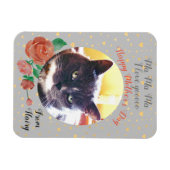 猫の母の日の写真 マグネット (横)