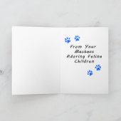 猫の母の日カードから カード (内部)