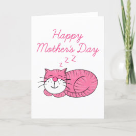 猫の母の日 サンキューカード