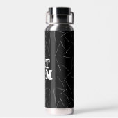 猫の母の猫の毛の絵柄 ウォーターボトル (背面)