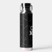 猫の母の猫の毛の絵柄 ウォーターボトル (正面)