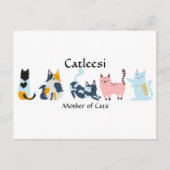 猫の母カクレシ ポストカード (正面)