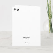 猫の母誕生日カード カード (裏面)