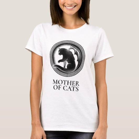 猫の母 Tシャツ (正面)