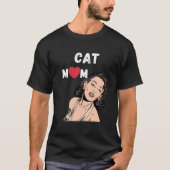 猫の母 Tシャツ (正面)