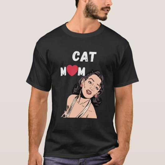 猫の母 Tシャツ (正面)