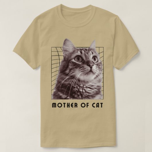 猫の母 Tシャツ (デザイン正面)