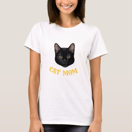 猫の母 Tシャツ (正面)