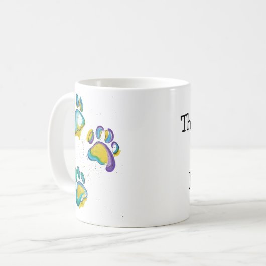 猫の毛が入っているかもしれない – コーヒーマグ コーヒーマグカップ (正面左)