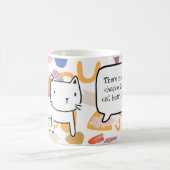 猫の毛が入っている可能性が高い コーヒーマグカップ (中央)