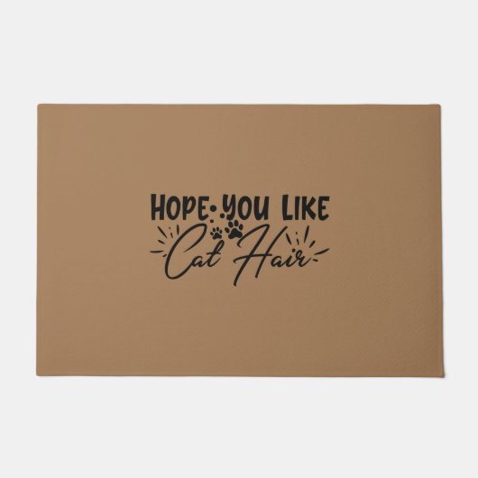 猫の毛が好きでね ドアマット (正面)