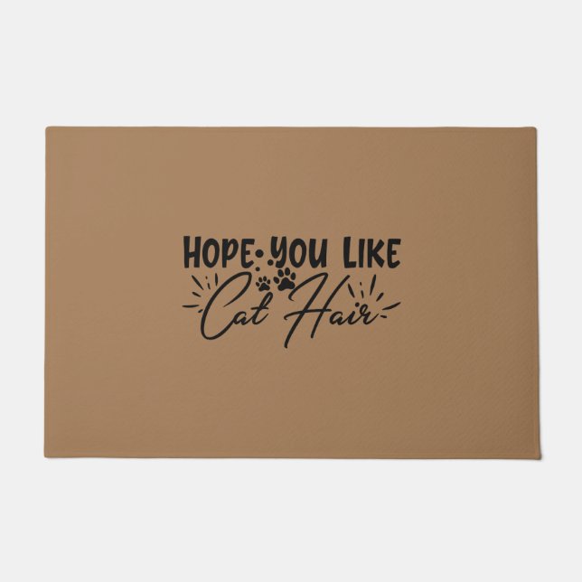 猫の毛が好きでね ドアマット (正面)