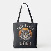 猫の毛で動く家 ヴィンテージ ねこ トートバッグ (裏面)