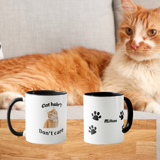猫の毛なんて気にしない マグカップ