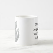 猫の毛のマグ-猫人のギフト コーヒーマグカップ (中央)
