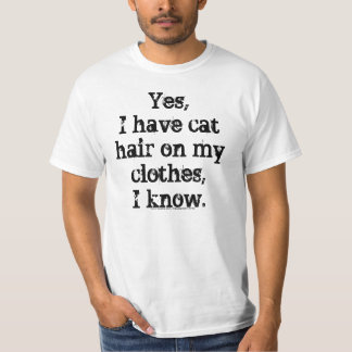 猫の毛の認識度 Tシャツ