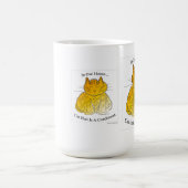 猫の毛は香辛料-マグです コーヒーマグカップ (中央)