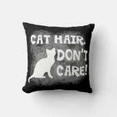 猫の毛は、気になりません!  枕 (正面)