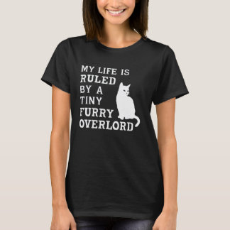 猫の毛むくじゃら大王 楽しいペットのオーナー 冗談の引用 Tシャツ