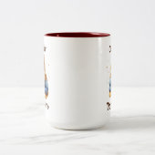 猫の毛やめて気に ツートーンマグカップ (中央)