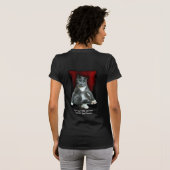 猫の毛を好まなければ。 ソファを離れて得て下さい! Tシャツ (裏面フル)