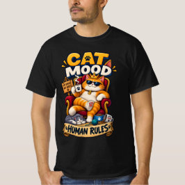 猫の気分、人間のルール Tシャツ