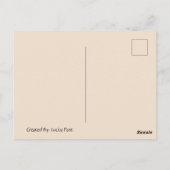 猫の気球ポストカード ポストカード (裏面)