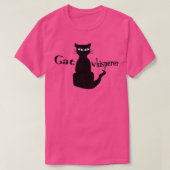 猫の泡立て Tシャツ (デザイン正面)