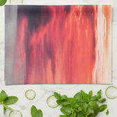 猫の波 キッチンタオル (折り畳み)