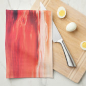 猫の波 キッチンタオル (四つ折り)