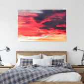 猫の波 キャンバスプリント (インサイチュ (寝室))